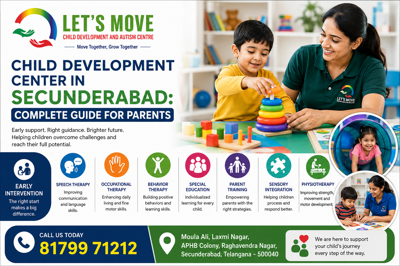 Child Development Center in Secunderabad therapy session at Let’s Move Child Development & Autism Centre